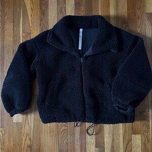 lululemon athletica Black Sherpa Jacket